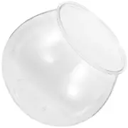 Transparent Aquarium Round Fish Tank Plastic Bowl Goldfish Mini House Vase