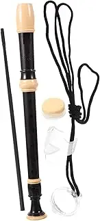 WOONEKY 1 Set Soprano Recorder for Beginner Plastic Flute Instrument with Cleaning Rod and Carrying Bag for Practice and Music Learning