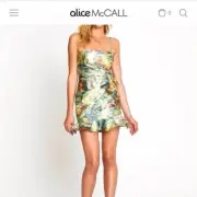 ALICE MCCALL Voodoo Skies Ruffle Heart Mini Dress Sz AU 6 BNWT
