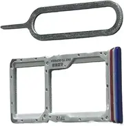 zhxchzhi OEM Dual SIM Card Tray Holder solt+pin Compatible with Xiaomi Redmi Redmi K30 4G Parts Blue