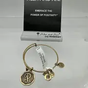 NEW Alex & Ani - Initial Collection P Bracelet T-62
