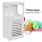 Bathroom Toilet Storage Cabinet Laundry Cupboard Standing Corner Rack Shelf