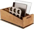 Pull Out Cabinet Organizer for Pans, Cookie Sheet, Bakeware, Cutting Board, Slid