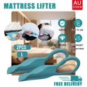 2PCS X-Large Ergonomic Mattress Lifter Wedge Elevator Bed Making Lifting Tool OZ