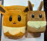 Pokemon Plush Deck Case Eevee TCG Official Card Holder Plus Plush Pouch
