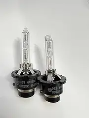 LIGJOY H7 Bulb 6500 K Cool White Bulb, 500% Brighter than Halogen Bulb, Aluminium, 1:1 Original Size, H7 Xenon Bulb, Alternative Pack of 2 H08