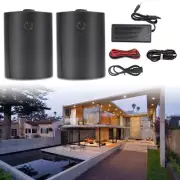 Herdio 2X5.25 " Indoor Outdoor Bluetooth Speakers Wall Mount Patio Waterproof