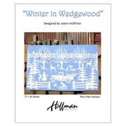 Winter In Wedgewood Quilt Pattern by JoAnn Hoffman Applique Quilting Sewing