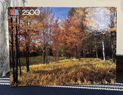 STOWE VT 2500 Piece Jigsaw Puzzle Milton Bradley SEALED