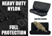 Heavy Duty Black Rear Seat Cover Back Protector Waterproof For Renault Megane