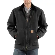 NWT Carhartt Men’s 4xl Black Sherpa Lined Ridge Coat