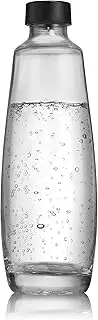 2PK Sodastream 1L Glass Reusable Water Bottle Soda Making Carafe For Duo Machine