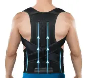 Posture Corrector for Women and Men, Back Brace Adjustable Back Straightener ...
