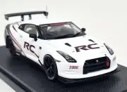 Ebbro 1/43 - Nissan GT-R R35 Nismo RC White Diecast Scale Model Car