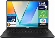 [ASUS] Vivobook S AI Powered Laptop, 14" WUXGA OLED Laptop, Intel Ultra 5-226v, 8-Core, 16GB LPDDR5X RAM, 512GB PCIe SSD, BK, AI Copilot, WiFi 7, Win 11 Home, TWE 64GB Micro SD Card