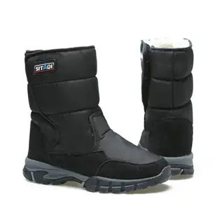 2023冬季新款雪地靴男士加絨棉靴大碼雪地靴防水防滑哈爾濱旅游靴