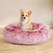 Pawz Replacement Pet Bed Cover Zipper Dog Mattress Plush Warm Washable Pink 90cm