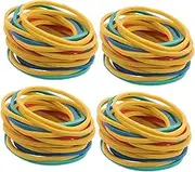 WHAMVOX 60PCS Colored Rubber Bands Bulk Stretchable Geoboard Elastic Bands for Office Use Versatile Convenient Supplies for Various Projects