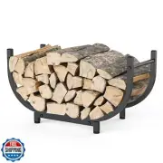 KRZKRZ Firewood Rack Outdoor 30in，Indoor Firewood Storage and Firewood Rustpr