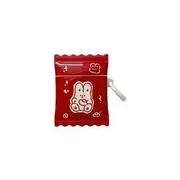 Rabbit AirPods / Pro Earphone Case Skin Red - Airpods Pro