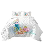 Pastel Color Mermaid Coverlet