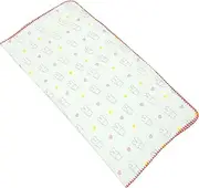 UPKOCH Receiving Blanket Lightweight Cotton Swaddle Wrap for Crib Pram Stroller Sofa and Bed Adorable Cartoon Design Breathable Skin Friendly for Newborns