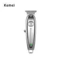 在飛比找蝦皮購物優惠-KEMEI 科美全金屬專業理髮器男士電動無繩修剪器 0mm 