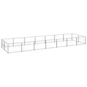 Dog Kennel 14m² Steel Large Outdoor Pet Cage Fence Run Play Pen House Enclosure
