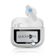 Compatible with iPhone ANC Earbuds with Screen Controlled- Advanced Noise-Can...