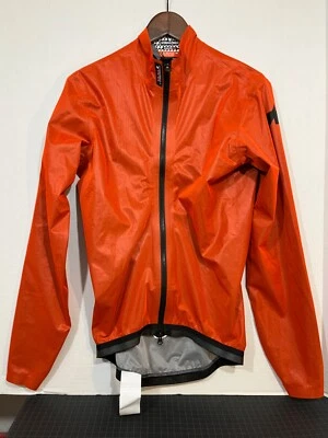 ASSOS EQUIPE RS Rain Jacket TARGA (Propeller Orange), Size Medium, NWT