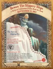 2003 Series of Unfortunate Events The Slippery Slope Print Ad/Poster Book Art