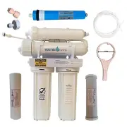 100GPD Reverse Osmosis Water Filters Fish Tank RO DI Resin Filter PRO-4-D GARDEN