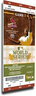 MLB Texas Rangers 2011 World Series Ticket Frame