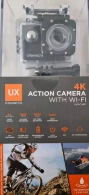 Ux 4K 8 MP, 2160p Action Camera Waterproof WIFI Sports Camera Underwater Camera
