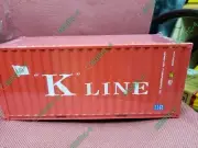 K Line 1:20 20ft Shipping Container Model ABS Resin & Wood New Box
