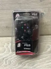 Arsenal Gaming Playstation 3 PS3 Controller AP3CON3 New Sealed Black Wired