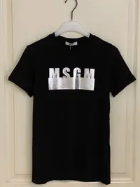 在飛比找Yahoo!奇摩拍賣優惠-全新 MSGM 新款 logo print T-shirt 