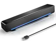 Computer Speakers Phission USB Powered Sound Bar Speakers for Desktop