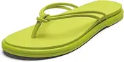 [OLUKAI] Aka Women's Beach Sandals, Water-Friendly Flip-Flop Slides, All-Day Comfort & Support, Stylish & Vibrant Colors