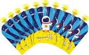PandaEar Baby Food Pouches- 10 Pack 6 oz- Reusable Baby Food Storage for Kids Toddler