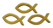 [Novel Merk] Christian Cross Icon Religious Lapel Pin, Hat Pin & Tie Tack Set with Clutch Back