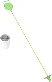 yuksok Golf Flagstick and Cup Golf Pin and Cup Set 5.7" High Cup Fiberglass Stick Golf Flagpole with Handle for Country Club Outdoor