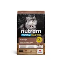 在飛比找森森購物網優惠-Nutram紐頓 T22無穀貓 貓飼料 火雞配方 5.4公斤