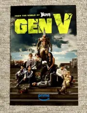 Gen V - The Boys Amazon Prime Early Premier Screening Poster 12x18”