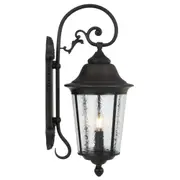 TREMONT Exterior Wall Bracket 2 Lights Black Solid Brass - TREMONT EX-BK