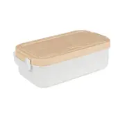 Wood Grain Lunch Box Food Microwave Stainless Steel Japan Nordic Style Rice Bowl For Kids Tableware Milk Cup
