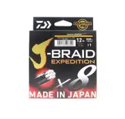Daiwa P.E Line J Braid Expedition X8 300m 12lb Smash Orange (3309)