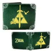 New Triforce Symbol THE LEGEND OF ZELDA BiFold Wallet Credit Card Billfold