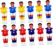 BESPORTBLE 12pcs Football Machine Doll Table Foosball Game Table Foosball Men Figures Table Football Game Accessories Mini Foosball Table Foosball Table Rod Table Football Parts Plastic