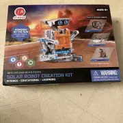 12-in-1 Solar Robot Creation 190-Piece Kit STEM - i R CIRO Science Build AI